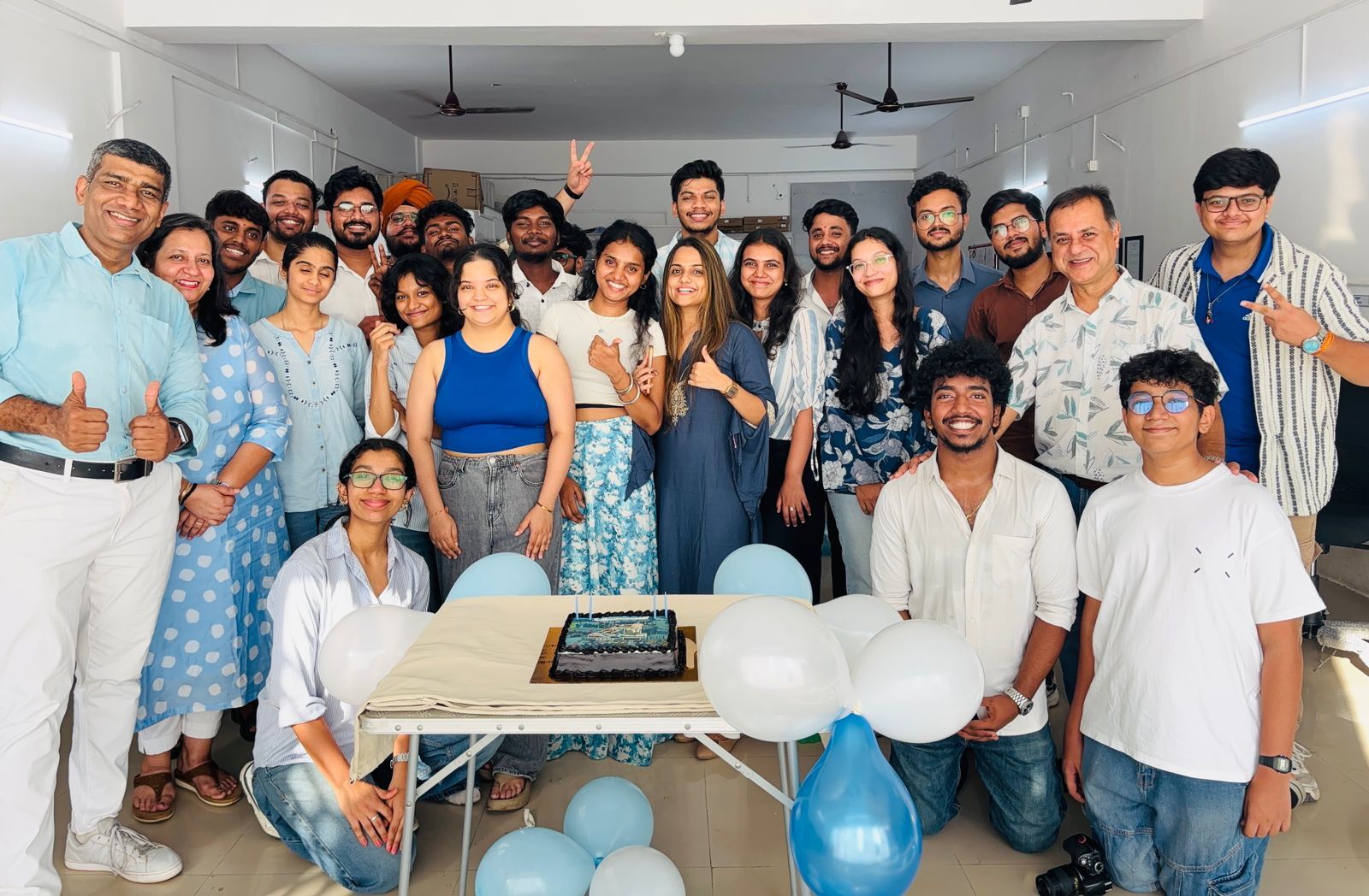 The Charismight team celebrating together